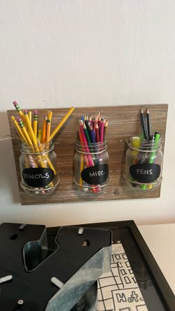 Easy To Hang Wall Mount Pencil Holder 
