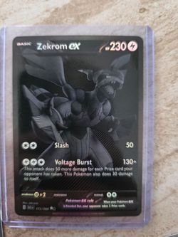 SIR Zekrom 172# Black Bolt