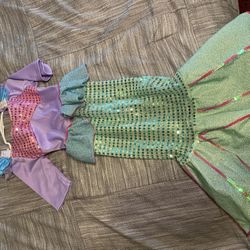 Mermaid Costume- Halloween Size Small Kids