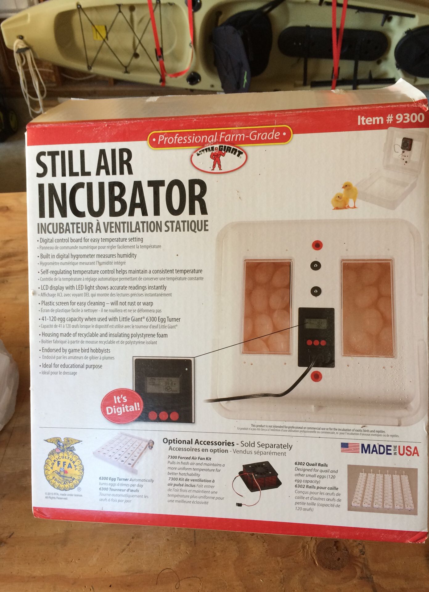 Still air incubator