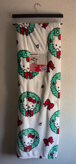 Hellokitty Christmas Twin Blanket