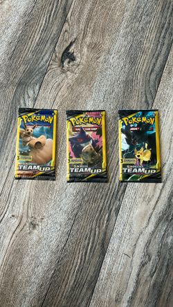 Pokémon Sun & Moon Team Up 3 Card Packs Each New And Sealed Sold Separately Or Take All 3