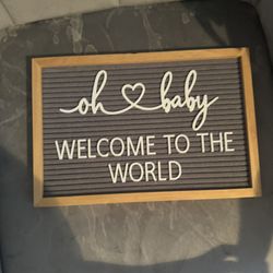 Baby Sign Decor