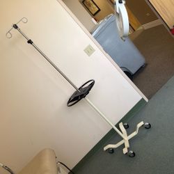IV pole With Wheels 