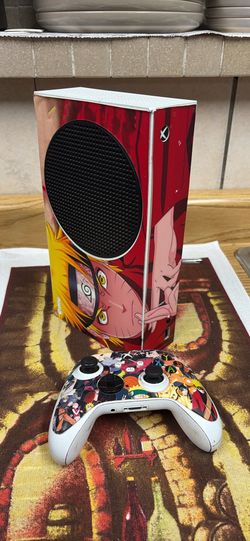 Xbox Series S w Controller Naruto: Shippuden cover skin