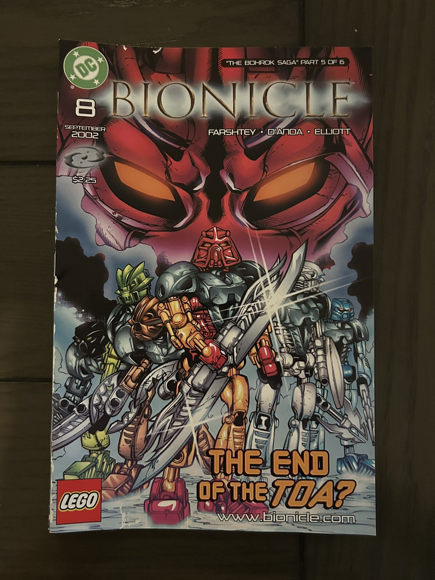 Bionicle Comic Books - First Editions 1-9