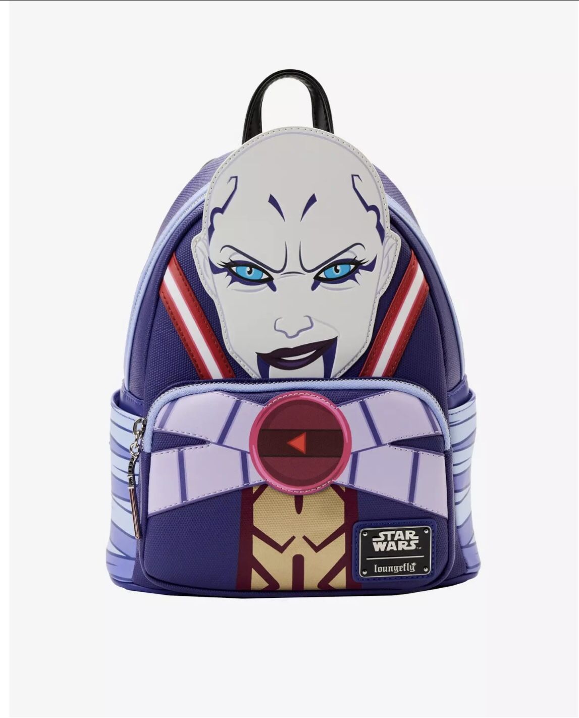 Loungefly Star Wars: The Clone Wars Asajj Ventress Figural Mini Backpack