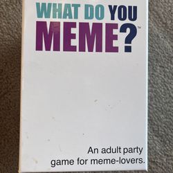 What Do You Meme + Do You Know Me Party Board Games 