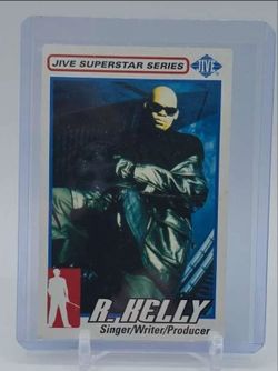 Jive Superstar Series #1 R. Kelly Singer/Writer/Producer Card