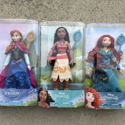 Disney Princess Barbie dolls 