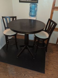 Bar height dining set