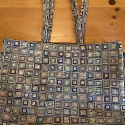 Large Tote Bag With Zipper