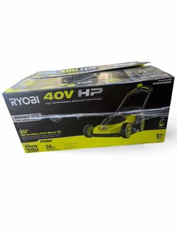 RYOBI 40V HP 20” Brushless Push Lawn Mower Kit 4Ah Battery Charger RY40HPLM06K