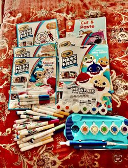 Crayola wonder FIRM $10 books, pages, paints & a new refill, pens, etc 