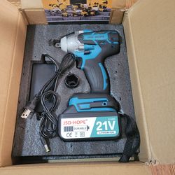 NEW JSD-HOPE 21V Cordless Impact Wrench Set