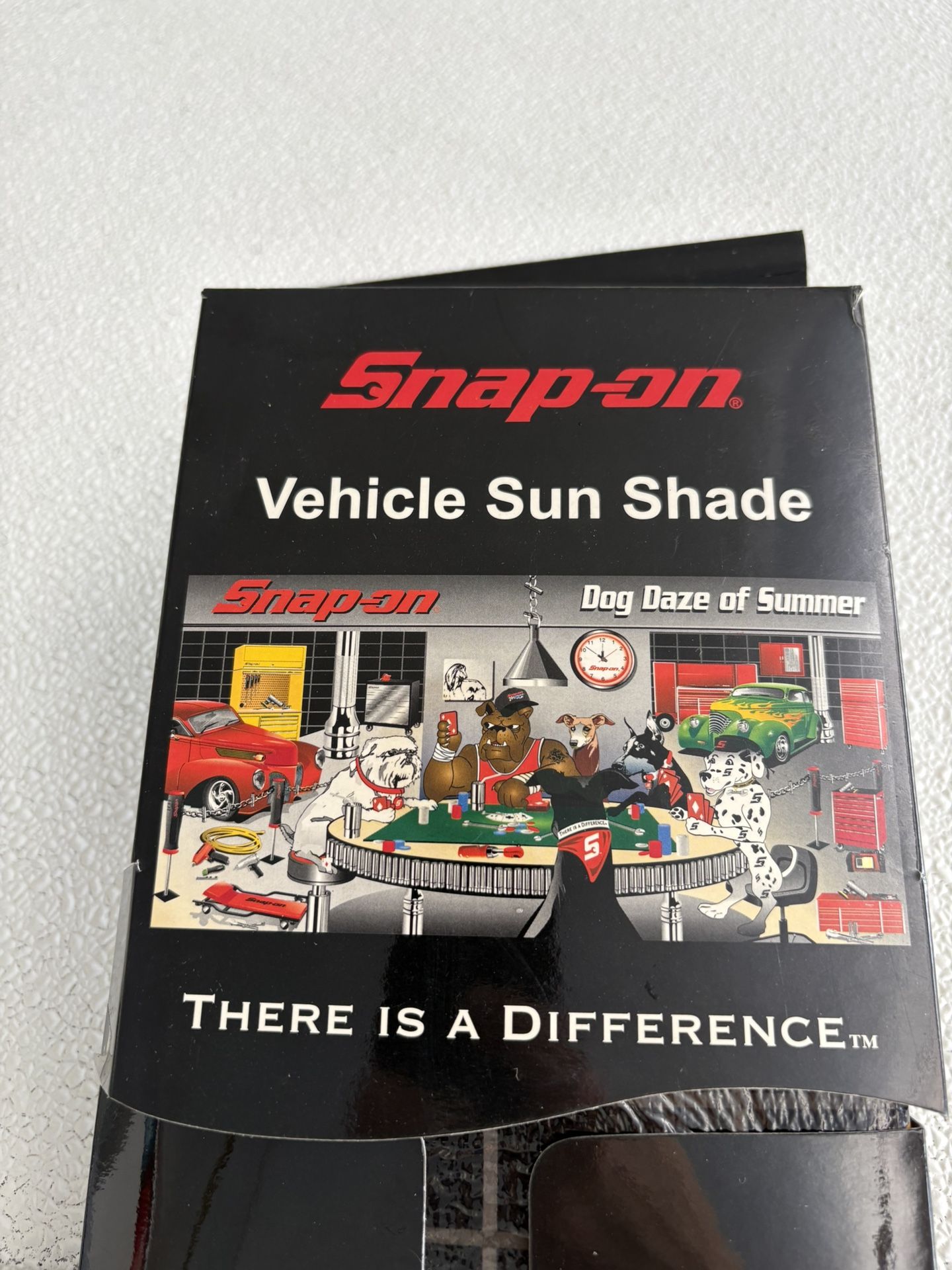 New Opened Once Snap-On Sun Shade “Dog Daze Of Summer”