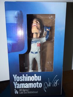 Yamamoto Last Out Bobblehead