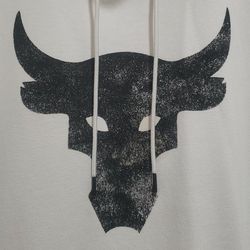 Under Armour x Project Rock "Brahma Bull" Sleeveless Hoodie Sweater Men's Size 2XL Authentic 