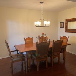 Expandable All Wood dining Table