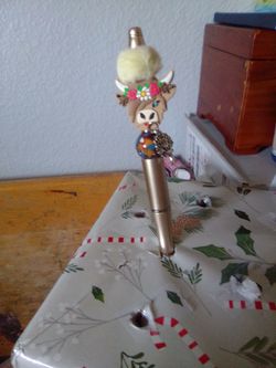 Homemade pen with charm