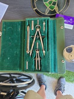 KEUFFEL & ESSER drafting tool set, likely the KE 11 Doric Jupiter N 9406 B model
