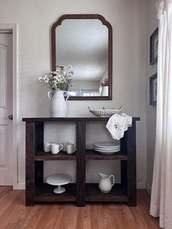 Custom Real Wood Entryway table