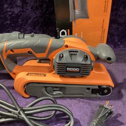 🧰🛠RIDGID 6.5 Amp Corded 3”Wx18”L Heavy-Duty Variable Speed Belt Sander w/AIRGUARD-LIKE NEW!-$65!🧰🛠