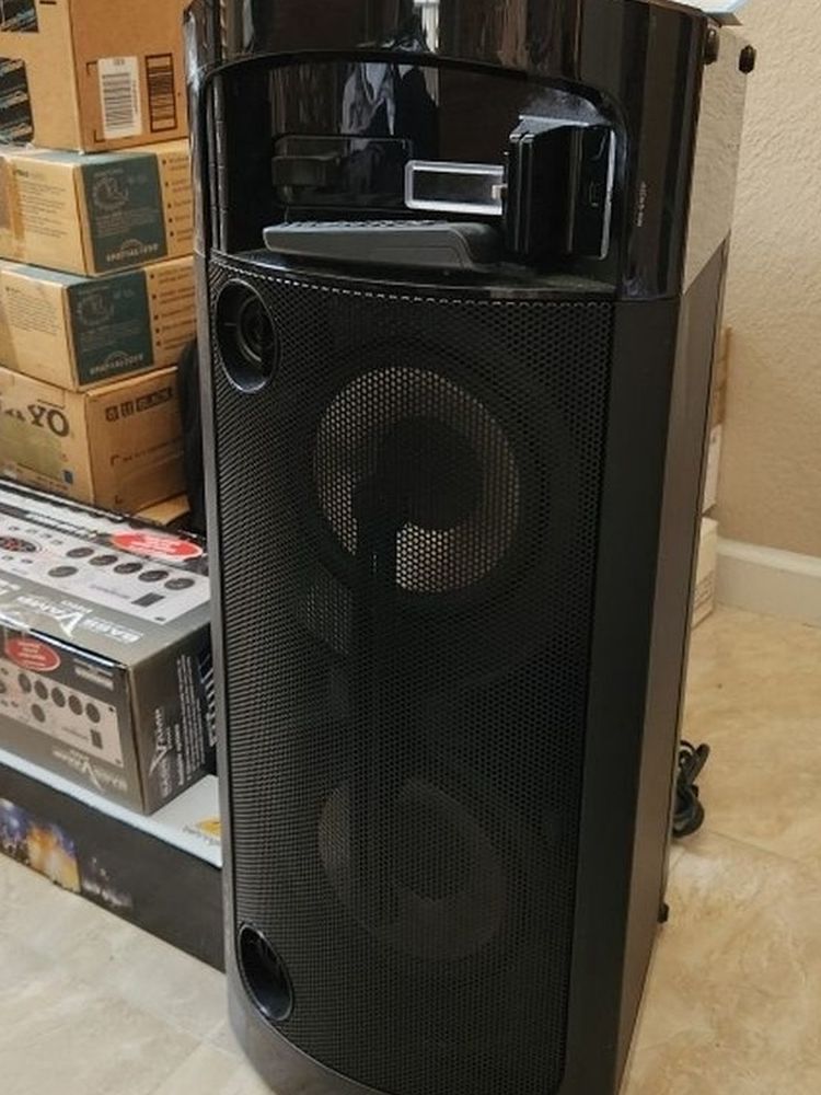 Sony Portable Party Boom Box W/ Colorful Lights