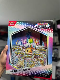 Pokemon Prismatic Evolutions binder collection!