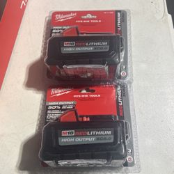 Milwakee M18 Red Lithium High Output XC8.0