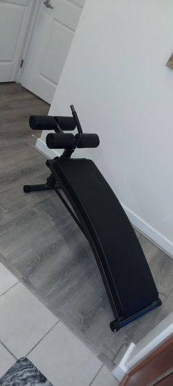 Finer Form Gym-Quality Adjustable Sit-up Bench With Reverse Crunch Handle