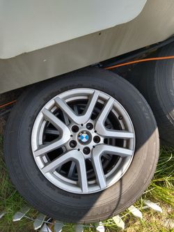 BMW wheel and tire set of 4.