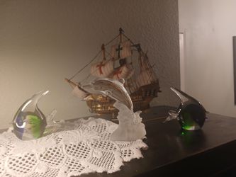 Handcrafted Glass Sea Creature set