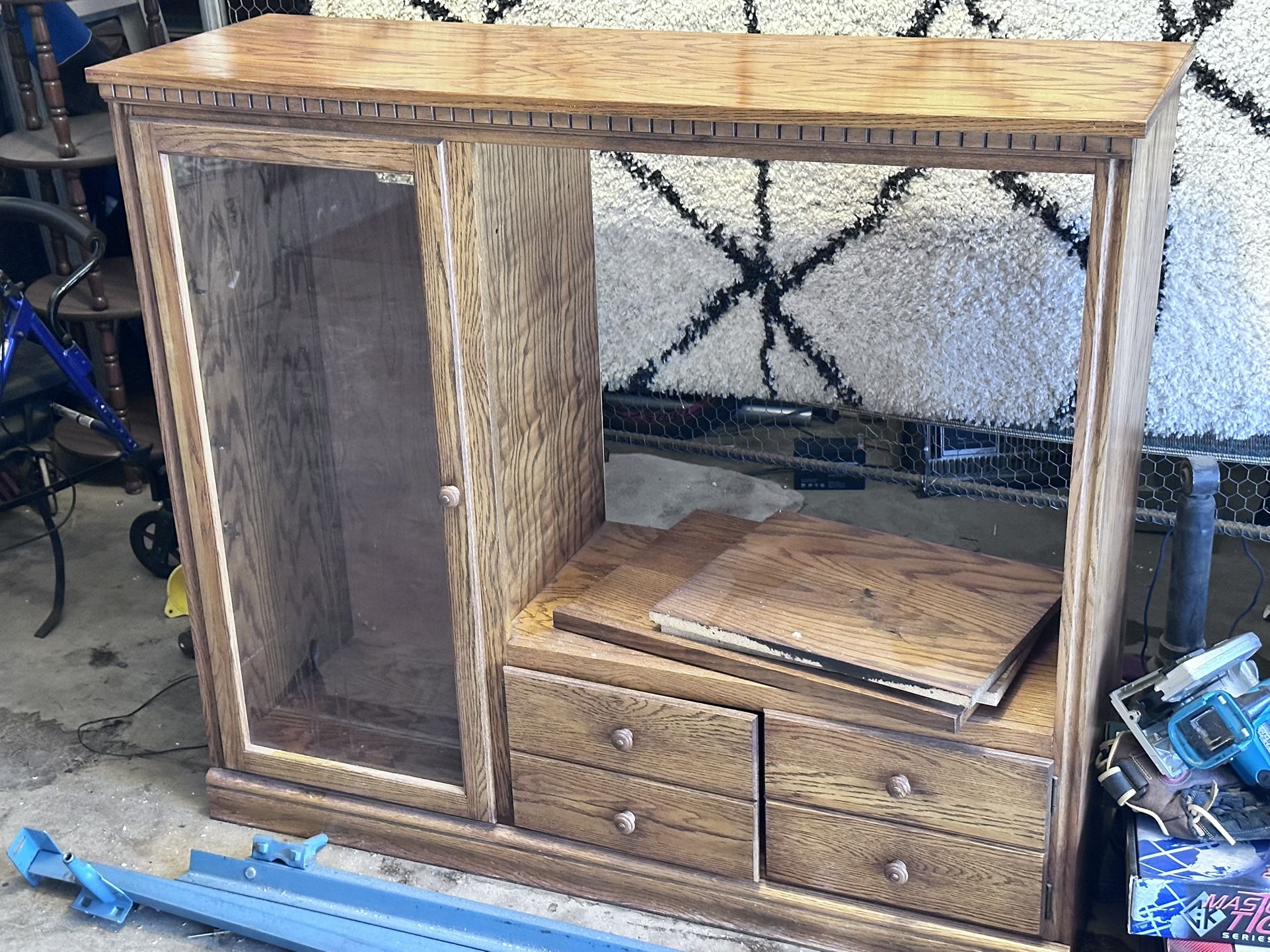 Oak Cabinet