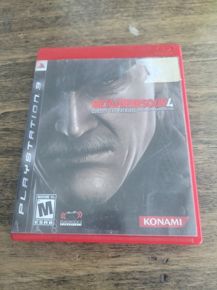 Metal gear solid 4 guns of the Patriot