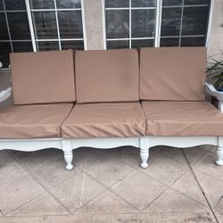 Large Wood Sofa/bench 