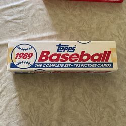 1989 Topps Baseball Complete Set 792 Cards