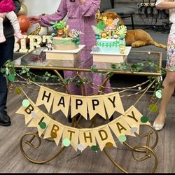 Gold Dessert Table 