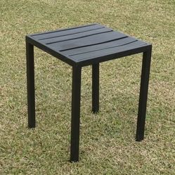 Metal Square Indoor Outdoor Side Table Plant Stand