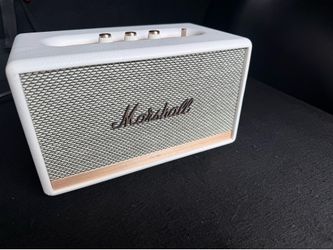 Marshall Acton II Bluetooth Speaker - White - Excellent Condition