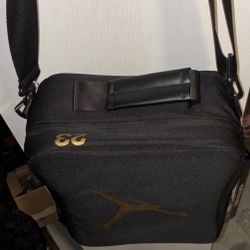 Jordan Black/Gold Shoe Box Bag