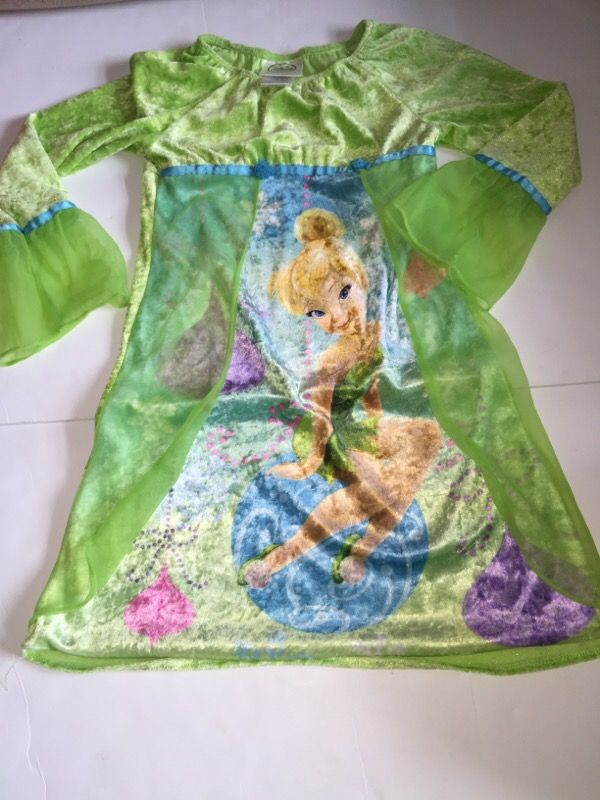 Size 6x Disney Fairies Tinkerbell Pajama Nightgown