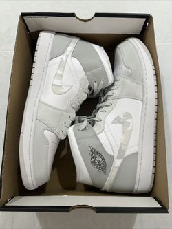 Jordan 1 Mid Grey Camo - 16