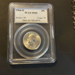 MS65 1960 D Quarter