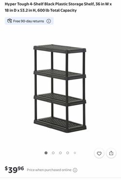 3 separate shelves