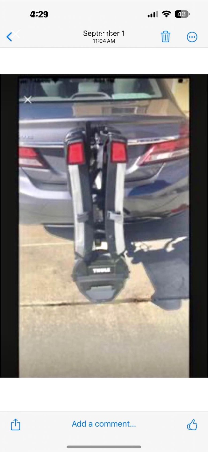 Thule 2 Electric Bike Carrier