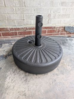 20" 82LBS Capacity Heavy Duty Patio Umbrella Stand