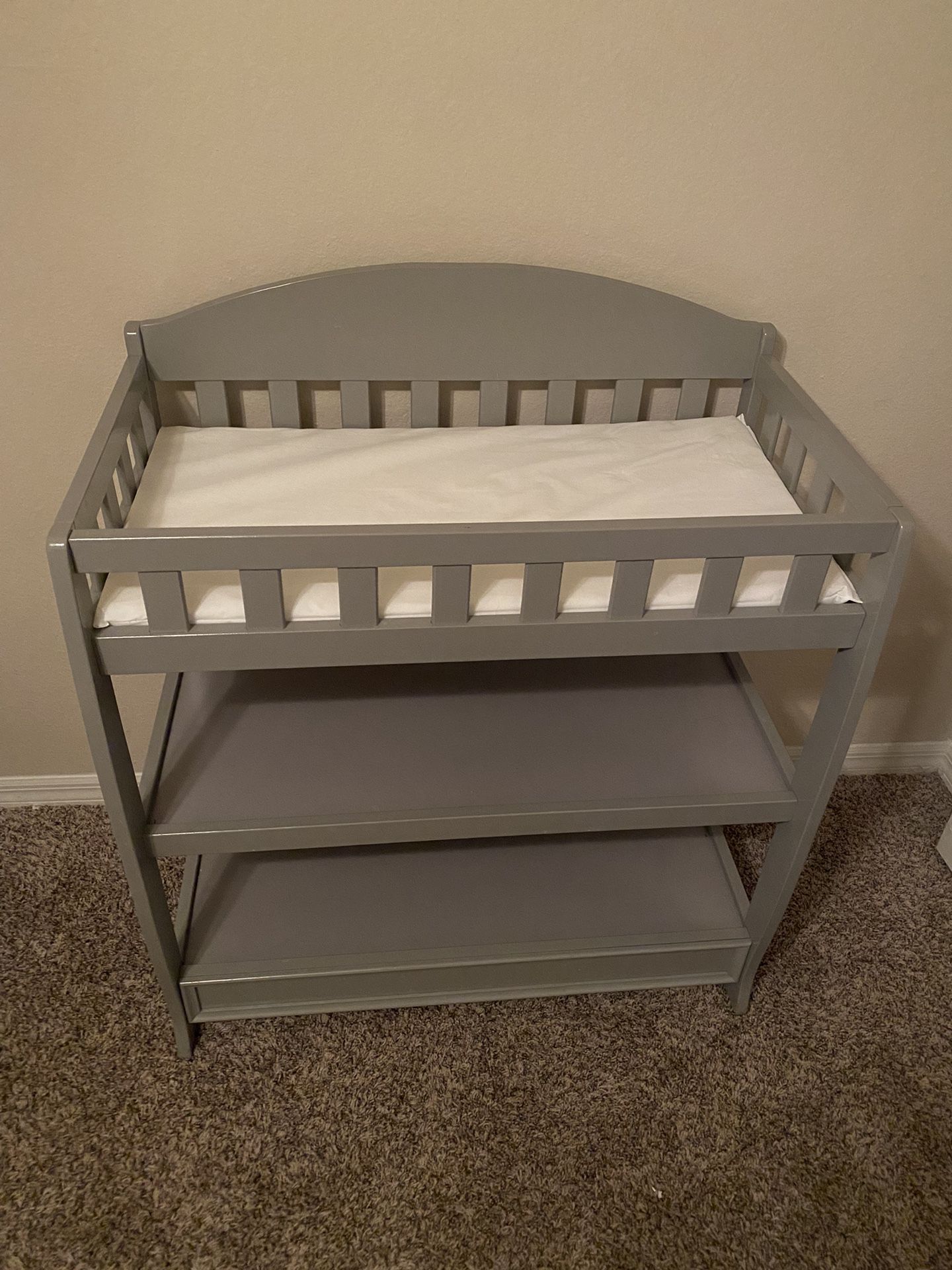 Infant Gray Changing Table 