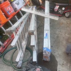 Ladders space 10 foot ladder and 25 foot ladder and 32 foot ladder