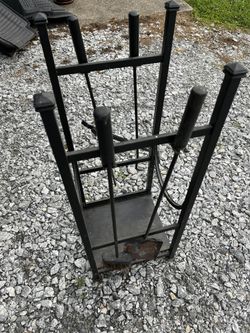 Used Fireplace Tool Set